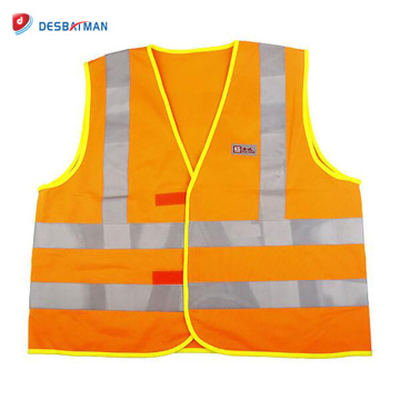 Fashion high quality advanced 2017 fluorescent led safety vest